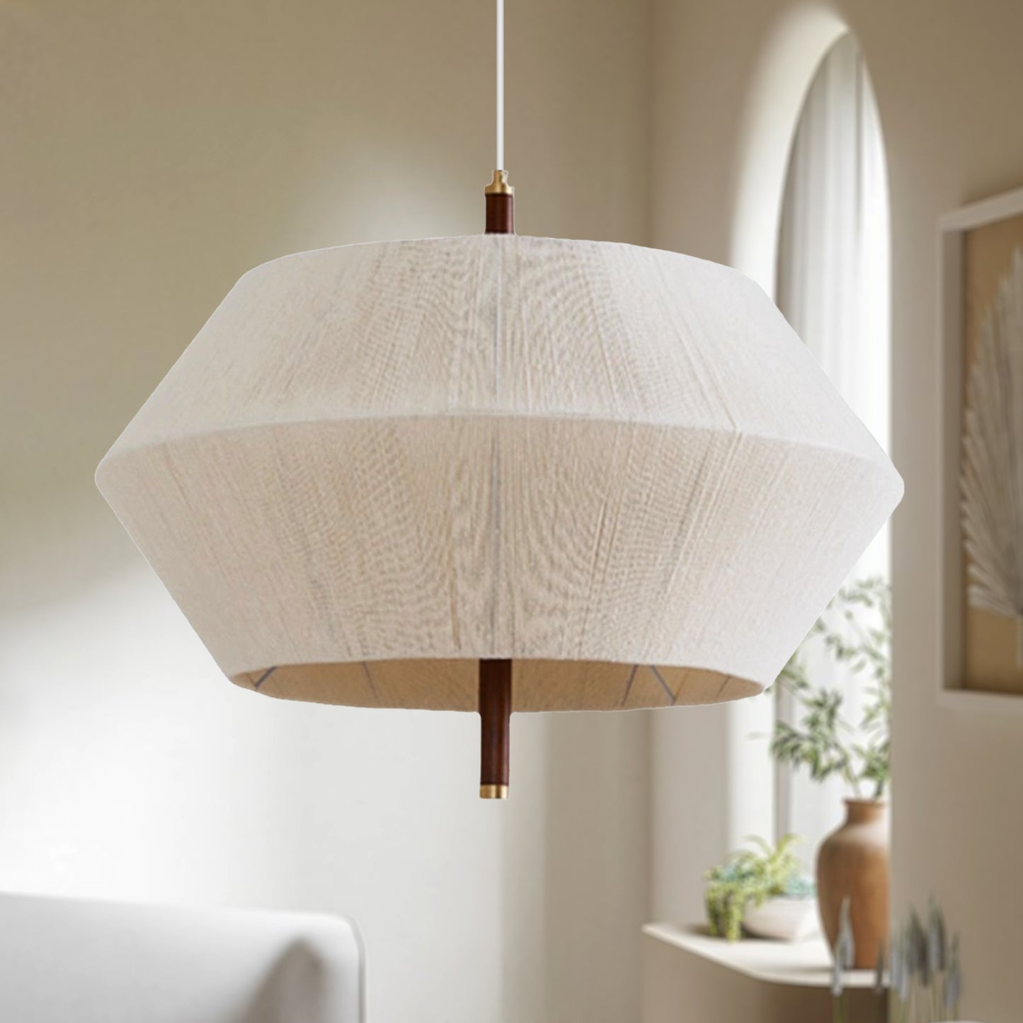 Japanese Retro Rustic Creative Decorative Pendant Light Lampshade