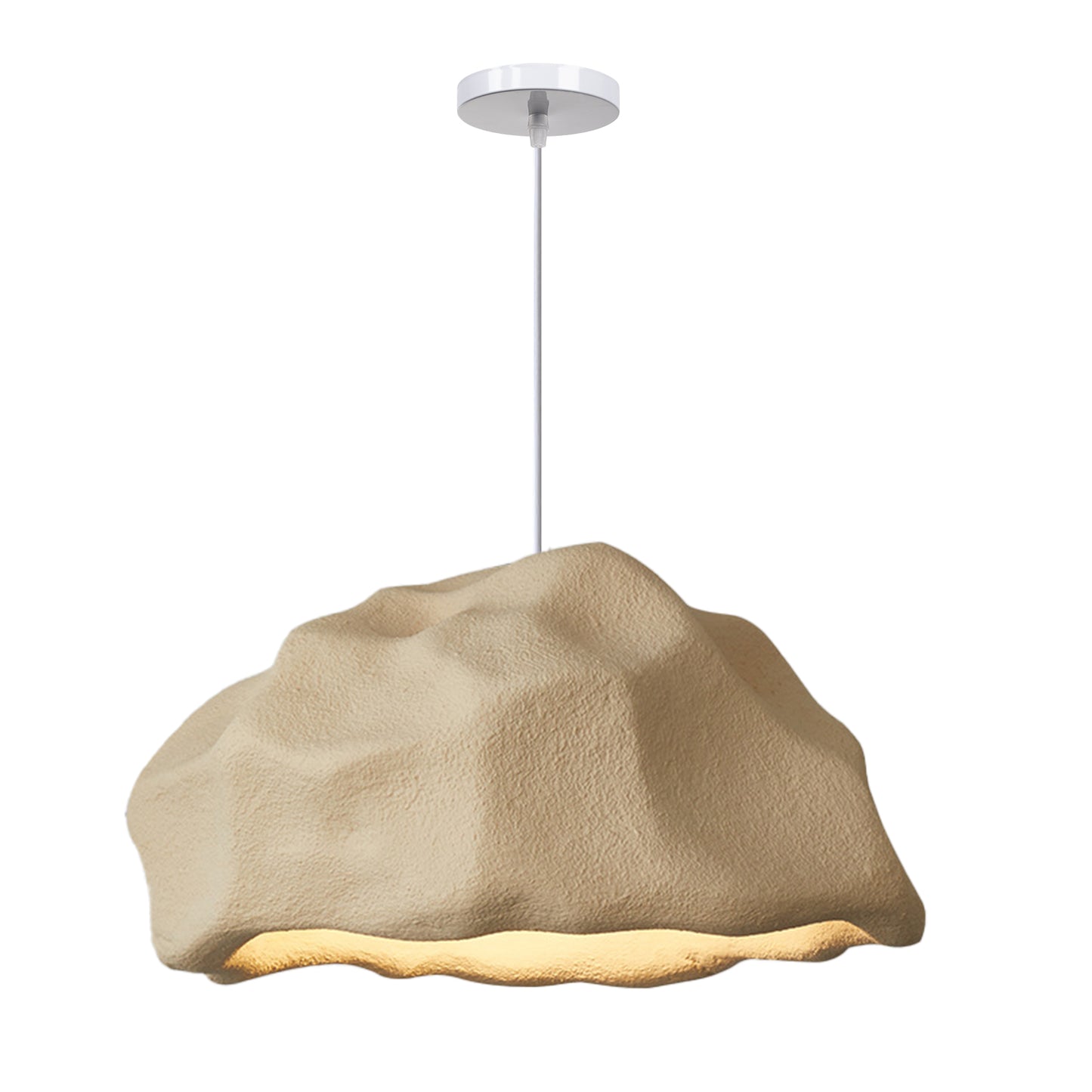 Nordic Modern Natural Chandelier Hotel Decorative Lamp Shade