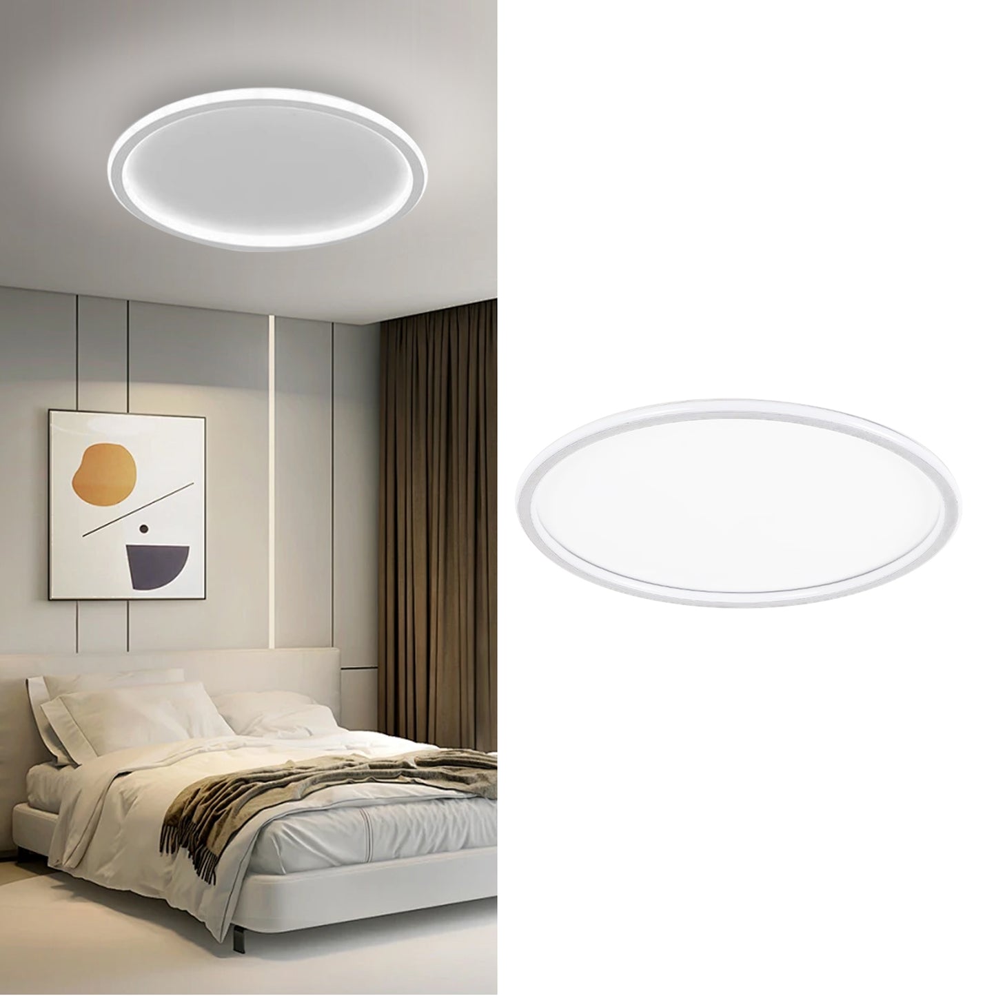 (N) ARTURESTHOME Modern Minimalist Slim Study Round Ceiling Lights