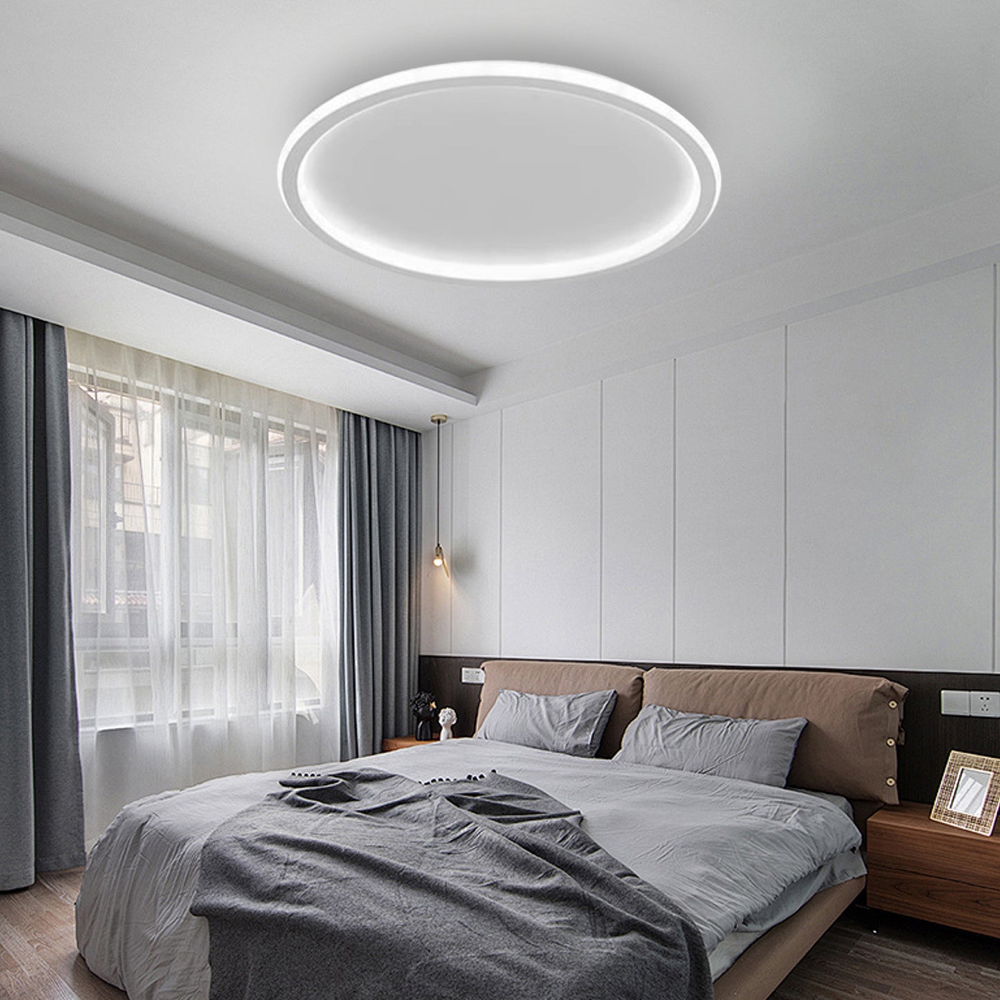 (N) ARTURESTHOME Modern Minimalist Slim Study Round Ceiling Lights