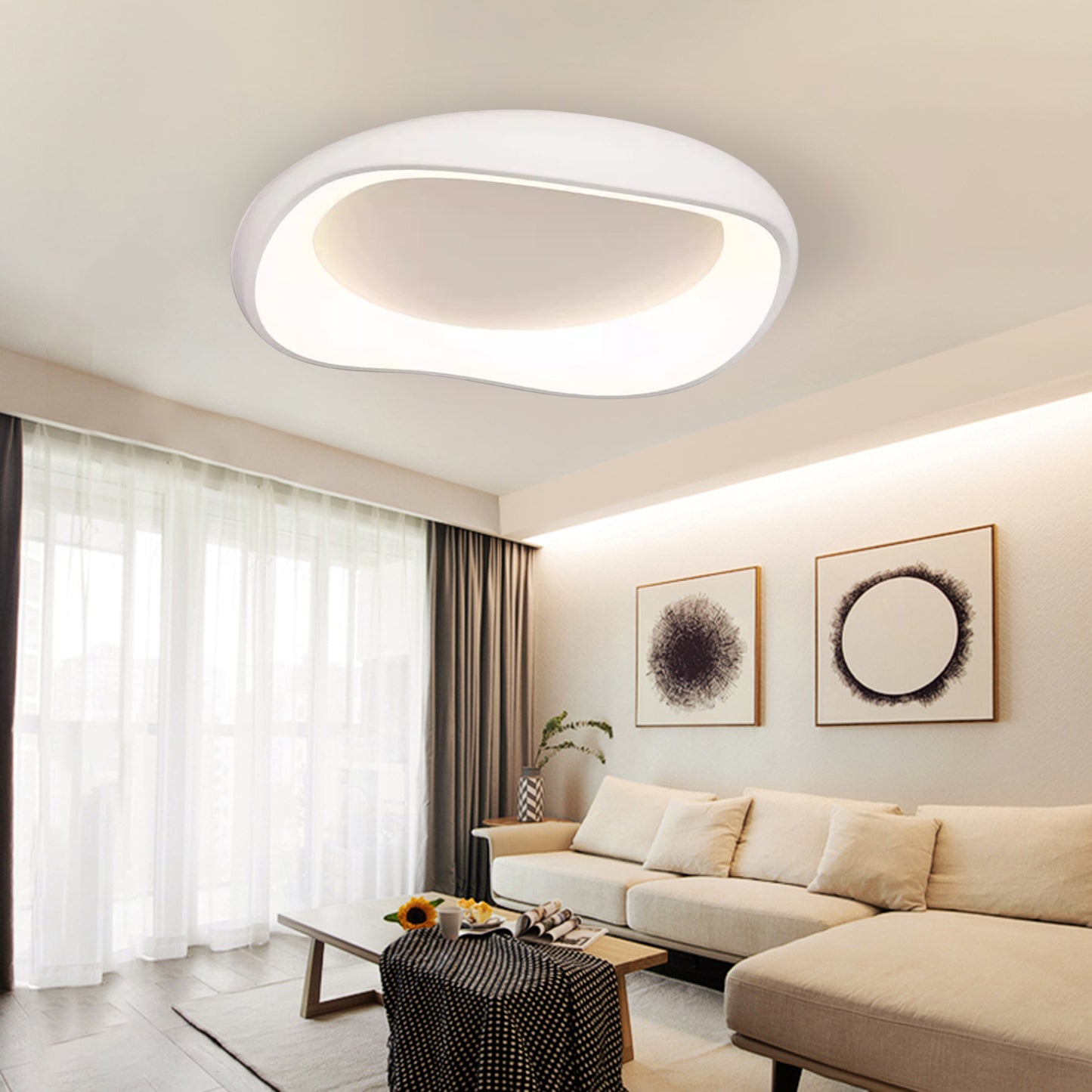 (N) ARTURESTHOME French Modern Style Luxury Anti-blue Light Iron Ceiling Light