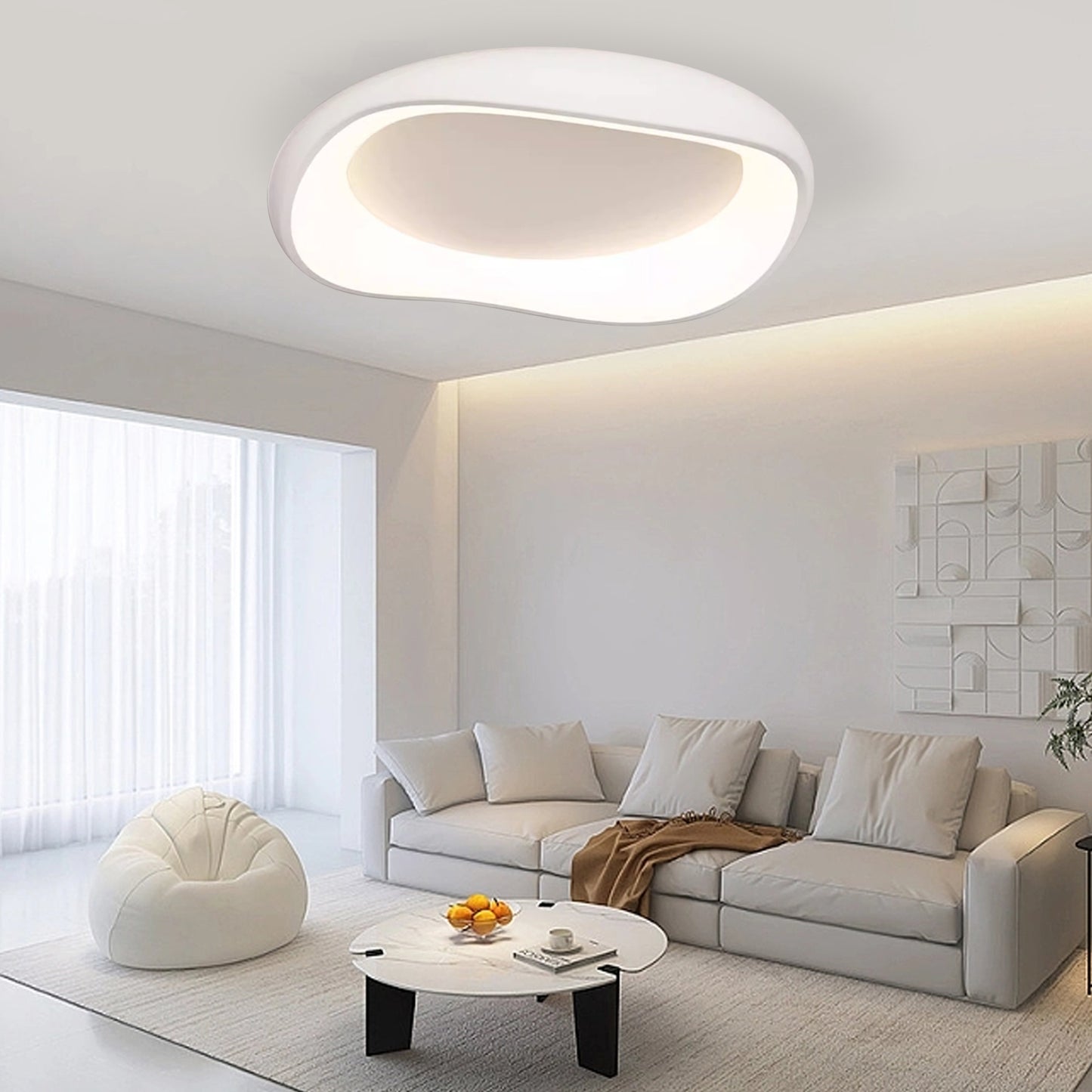 (N) ARTURESTHOME French Modern Style Luxury Anti-blue Light Iron Ceiling Light