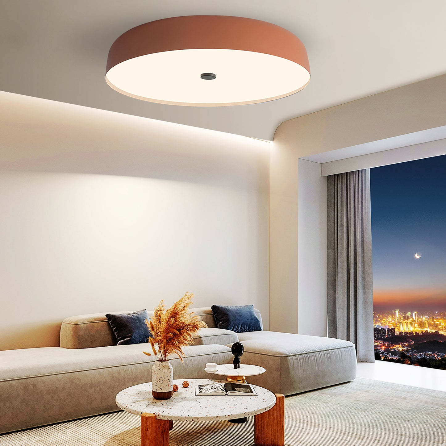 (N) ARTURESTHOME Simple Modern Ceiling Light Round Light Fixture LED Ceiling Lights