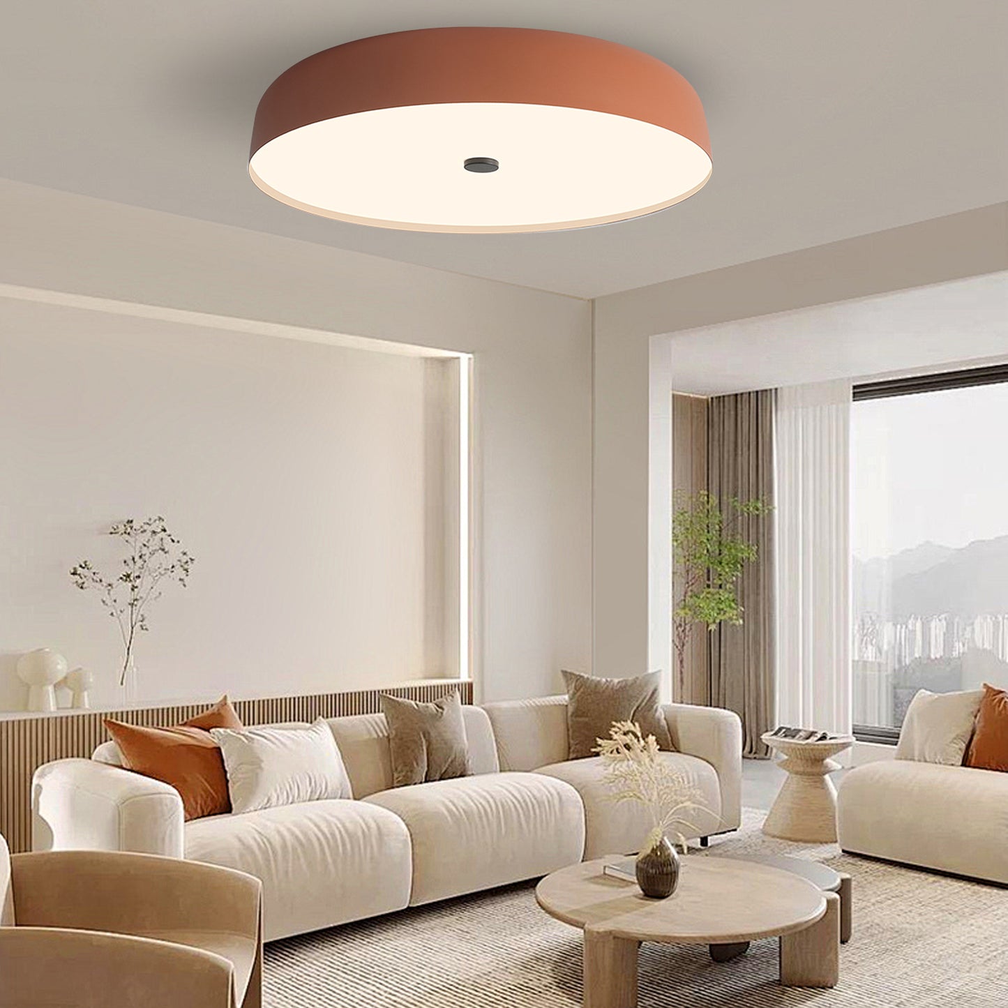 (N) ARTURESTHOME Simple Modern Ceiling Light Round Light Fixture LED Ceiling Lights