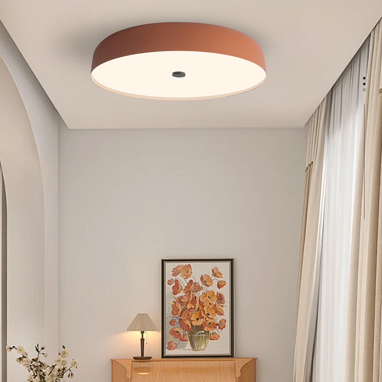 (N) ARTURESTHOME Simple Modern Ceiling Light Round Light Fixture LED Ceiling Lights