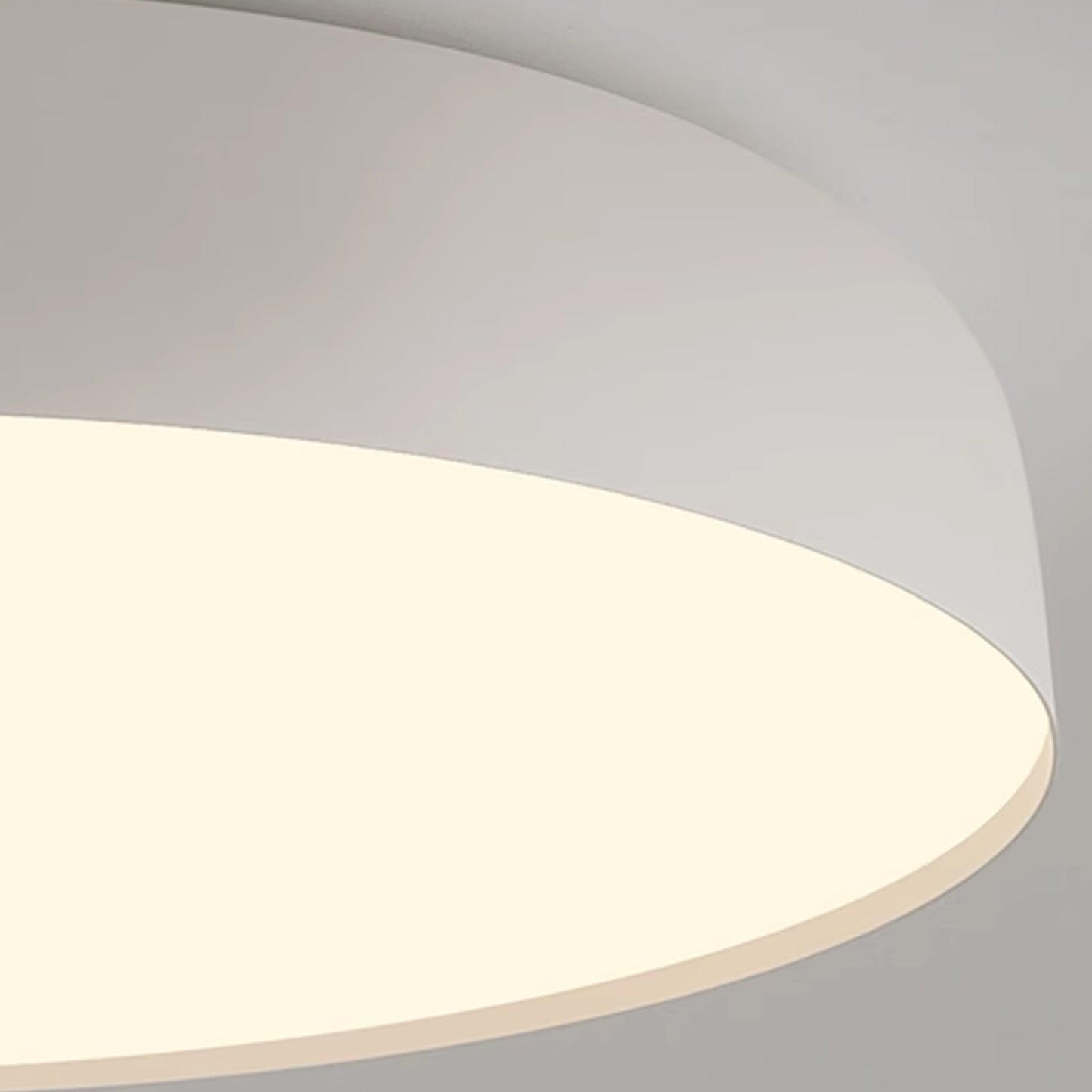 (N) ARTURESTHOME French Simple Acrylic Round Lamp Shade Home Bedroom Ceiling Lights