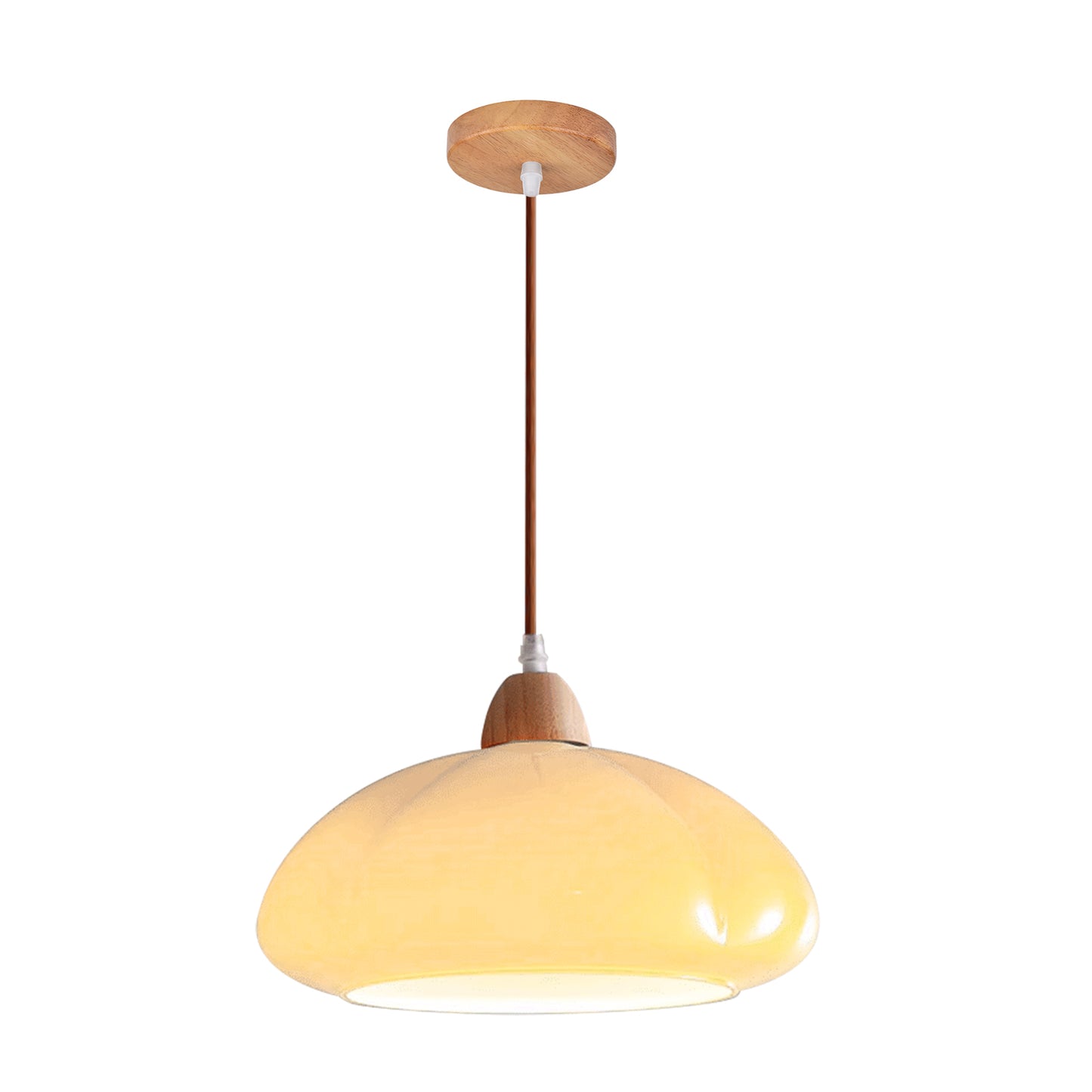 (N) ARTURESTHOME Modern Creative Pumpkin Energy Saving LED Small Pendant Light for Dining Room