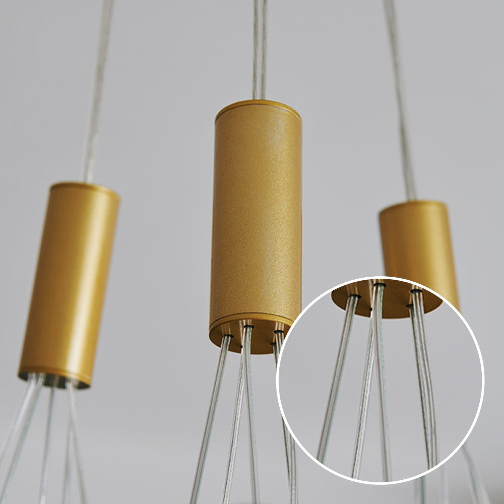 (M)Brass Globe Glass Pendant Light for Living Room/BedRoom