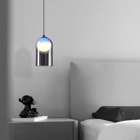 (X)Italian Minimalist Pendant Light -Glass Ceiling Lamp for Bedroom, Dining Room, Entryway Style F