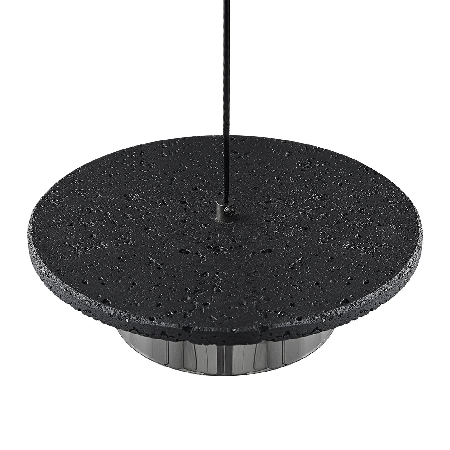 (X)Solid Copper Italian Minimalist Pendant Light - Black Onyx Stone and Glass Ceiling Lamp for Bedroom, Dining Room, Entryway Style A