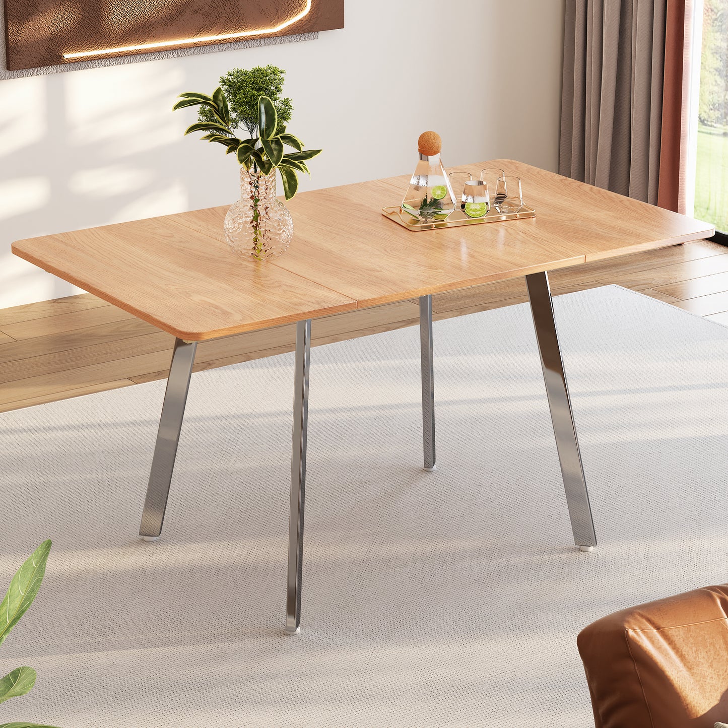 Elegant Modern Minimalist Dining Table