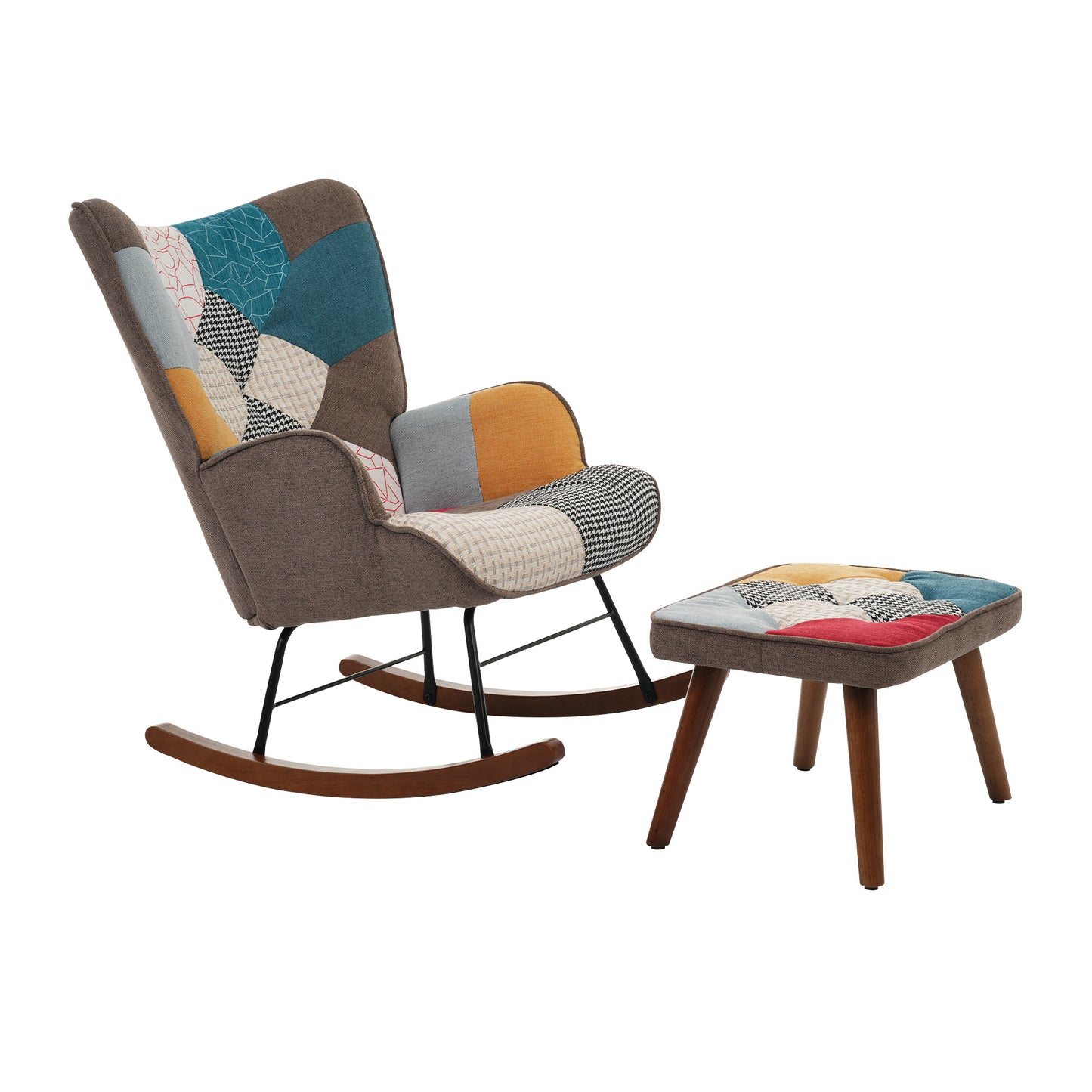 Elegant Rocking Chairs with Footrests-Comfort and Style for Your Living Room