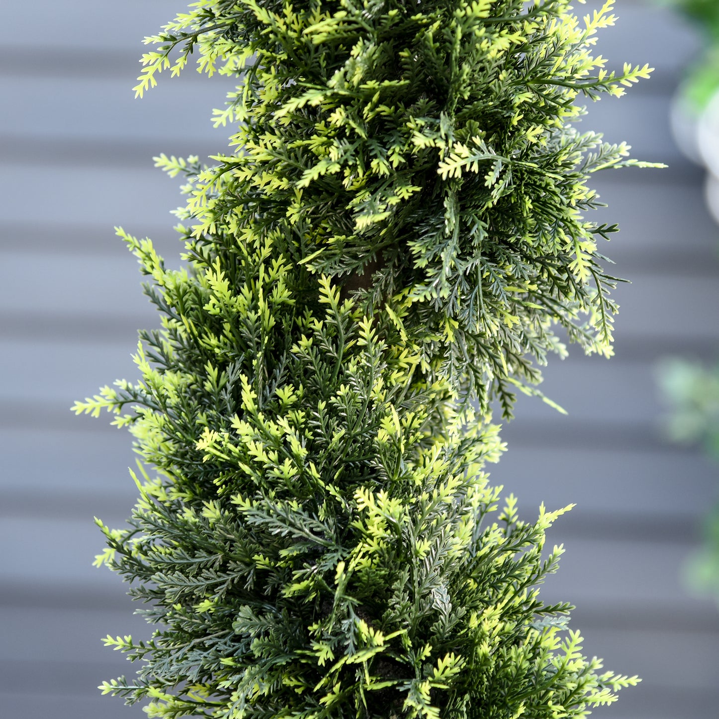 Set of 2 Artificial Cedar Trees, Large 90cm Artificial Plants for Living Room, Bedroom, Office, Garden, Modern Decoration