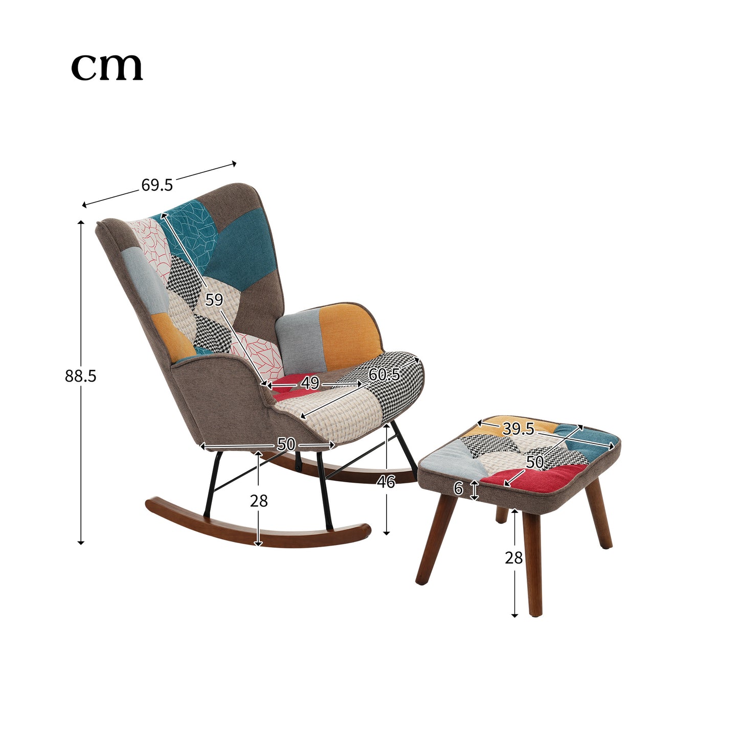 Elegant Rocking Chairs with Footrests-Comfort and Style for Your Living Room