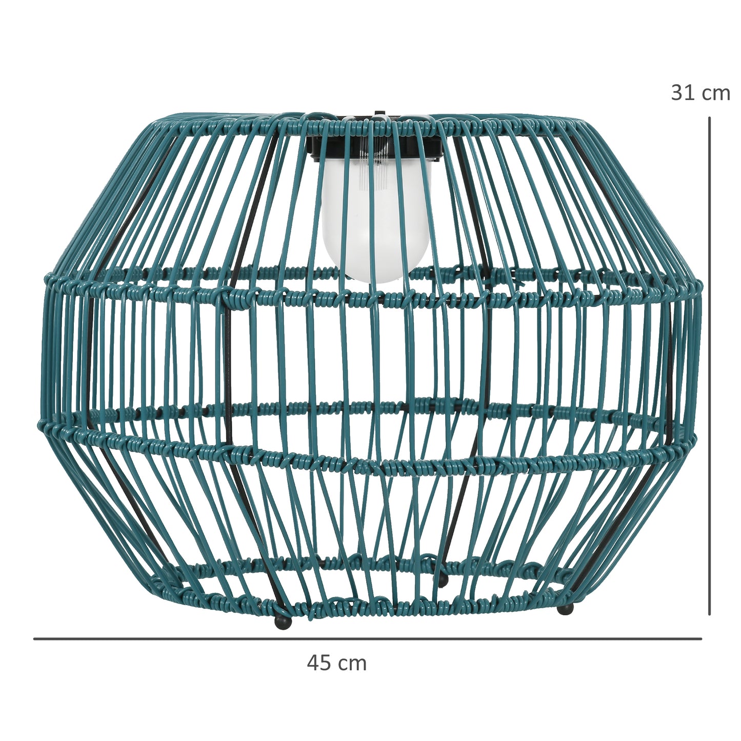 Solar garden light, waterproof street light, automatic LED with light sensor, drum design, suitable for balcony and terrace greening
