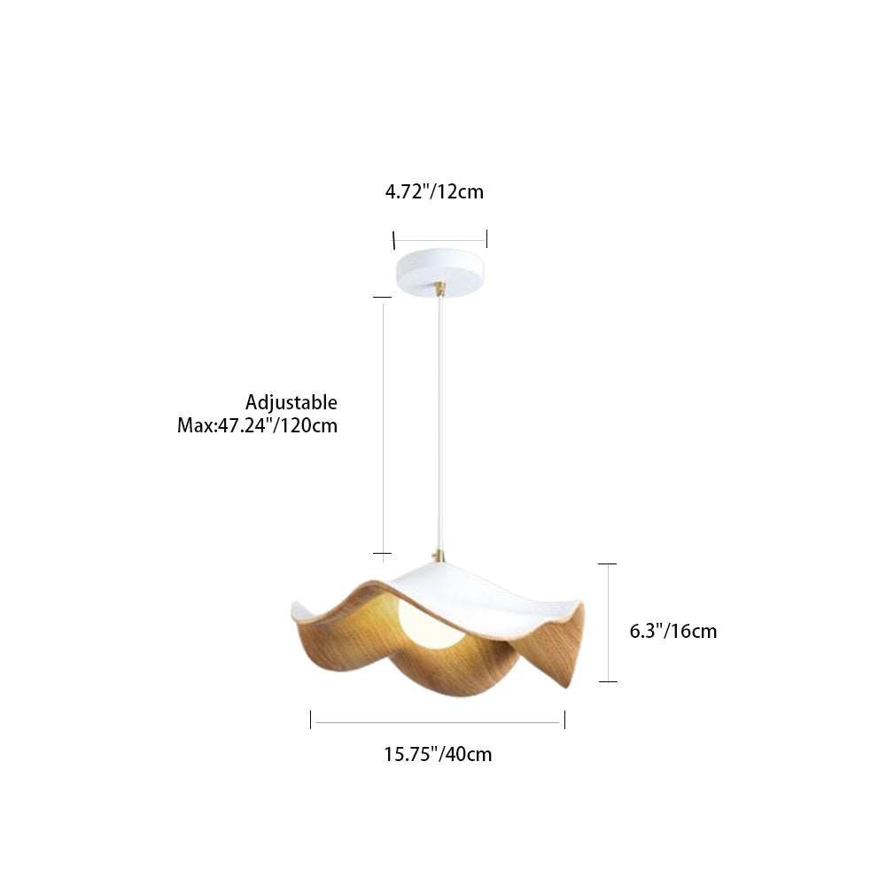 (Z)Log-grain color pendant light, Nordic style, ceiling-mounted lighting fixture