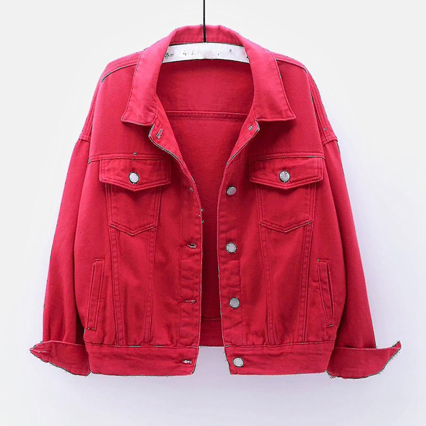 (Y)Women Spring And Autumn Coats Warm Solid Long Sleeve Denim Jacket Outerwear