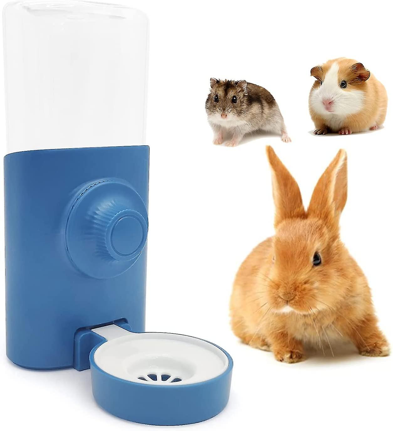 (Y)Rabbit Water Bottle, 600ml Hanging Automatic Water Dispenser By Gravity Flow For Bunny Chinchilla Guinea Ferrets