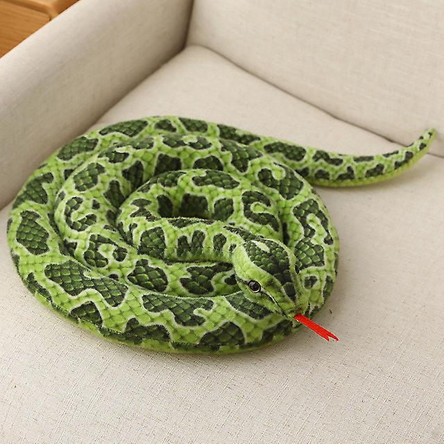 (Y)300 Cm Real Life Snake Plush Toy Giant Boa Cobra Simulation Long Snake Stuffed Snake Plush Doll Creative Decor Birthday Gift