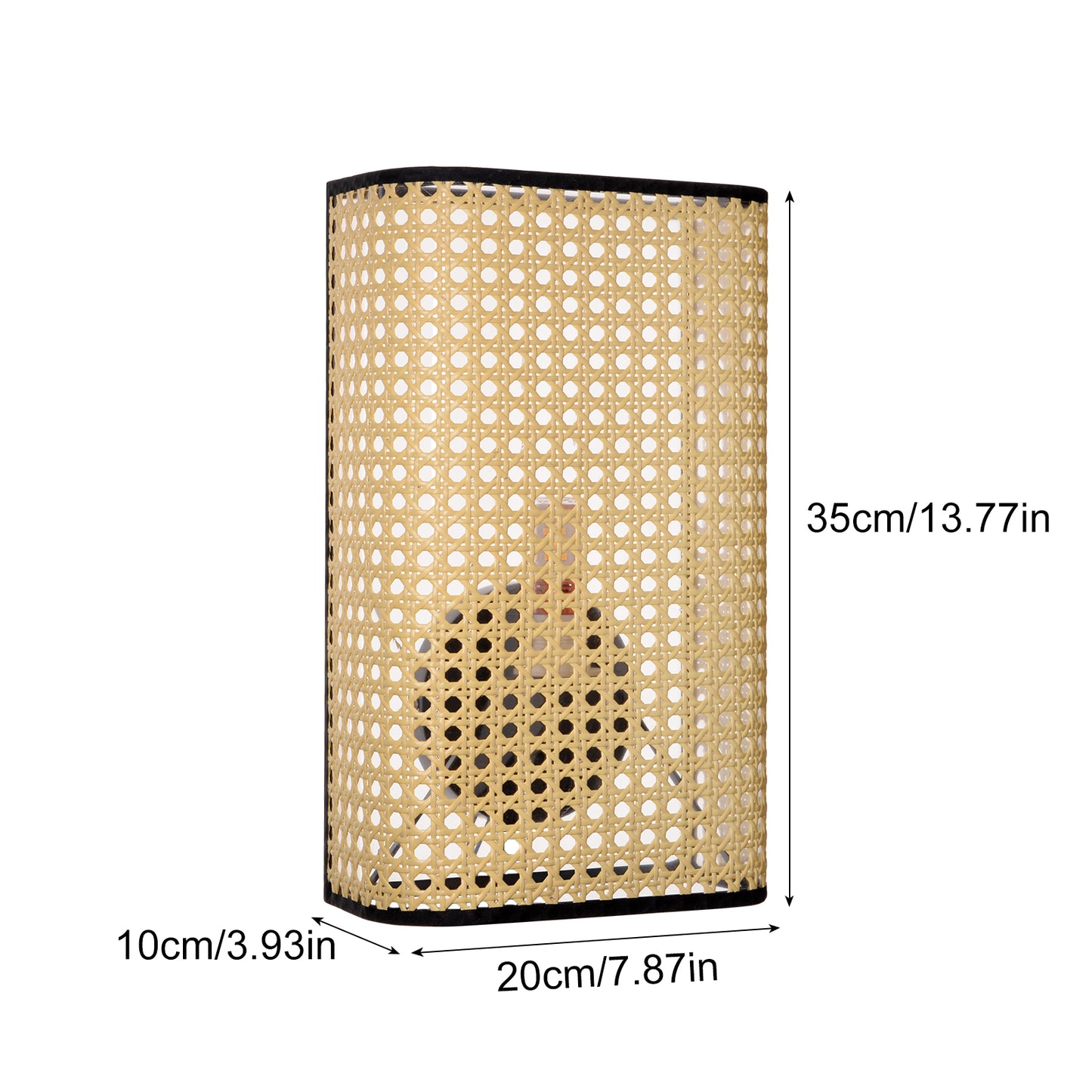 (Z)Rattan wall lamps Wall lamps Wicker lamps Hand-woven rattan wall lamps Vintage lamps Retro style wall lamps Living room Bedroom wall lamps