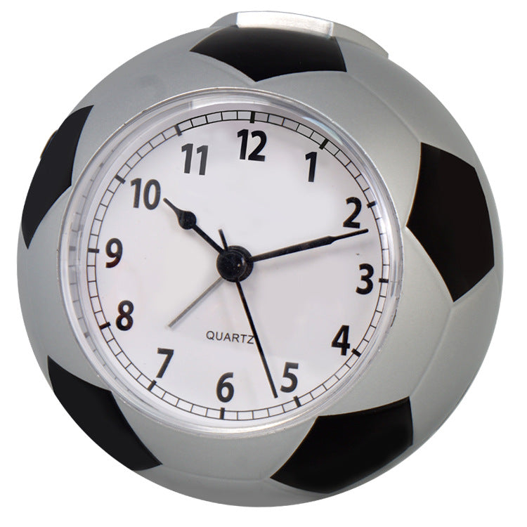 (Y)Boys Gift Creative Football Alarm Clock Desk Clock For Bedroom Home Decoration